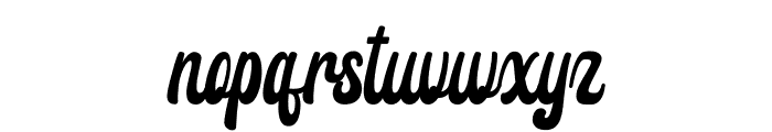 Retro Script Font LOWERCASE