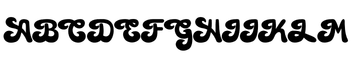 Retro Snowy Regular Font UPPERCASE