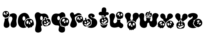 Retro Spooky Style1 Font LOWERCASE