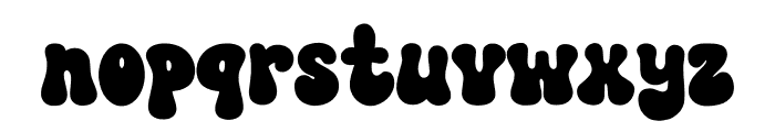 Retro Stacked Font LOWERCASE