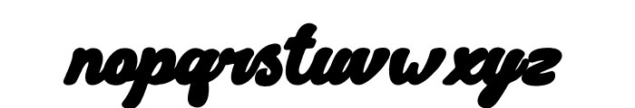 Retro Summer Font LOWERCASE