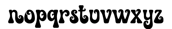 Retro Swirly Font LOWERCASE