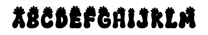 Retro Turkey Font LOWERCASE