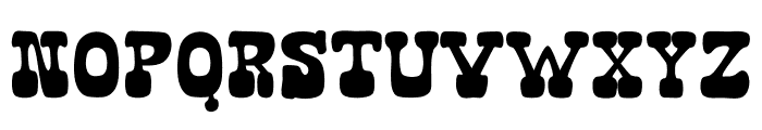 Retro Western Font LOWERCASE