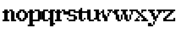 RetroByte Font LOWERCASE