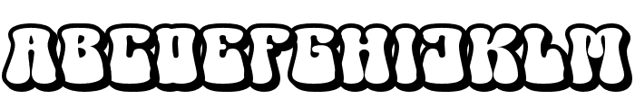 RetroChild-Extrude Font UPPERCASE