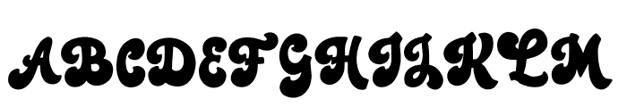 RetroGraFy Font UPPERCASE