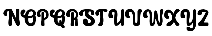 RetroGroovy-Regular Font UPPERCASE