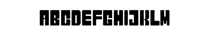 Retroblock Font UPPERCASE