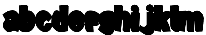 Retrochromic Left Font LOWERCASE