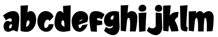 Retrochromic Font LOWERCASE