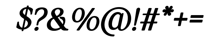 Retrofans-Oblique Font OTHER CHARS