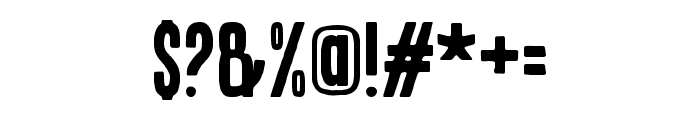Retroforge Condensed Font OTHER CHARS