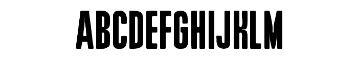 Retroforge Condensed Font UPPERCASE