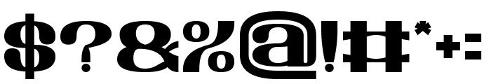 Retrospective Bold Font OTHER CHARS