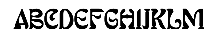 Retrostic Humming Font UPPERCASE