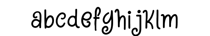 RetryRegular Font LOWERCASE