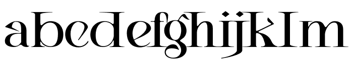 Rettisha Expanded Font LOWERCASE