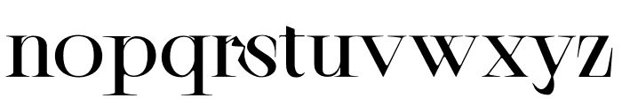 Rettisha Expanded Font LOWERCASE