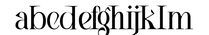 Rettisha Regular Font LOWERCASE