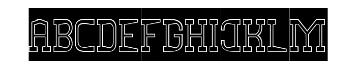 Return Home-Hollow-Inverse Font UPPERCASE