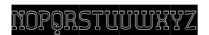 Return Home-Hollow-Inverse Font UPPERCASE