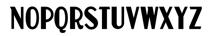 Reuben Condensed Font UPPERCASE