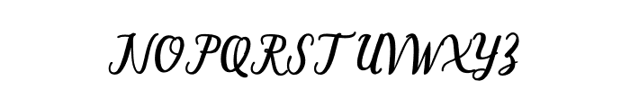 Reugoe Script Bold Font UPPERCASE