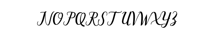 Reugoe Script Regular Font UPPERCASE