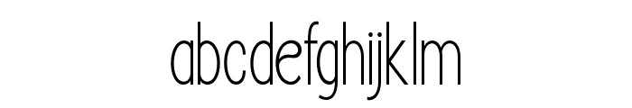 Revaleta-ExtraLight Font LOWERCASE