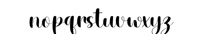 Revaline Font LOWERCASE