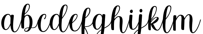 Revaniescript Font LOWERCASE