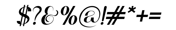 Revivalisem-Italic Font OTHER CHARS
