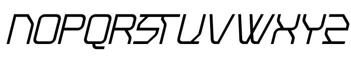 Rexus Cyber Italic Font UPPERCASE