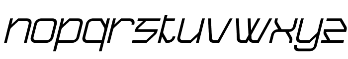 Rexus Cyber Italic Font LOWERCASE