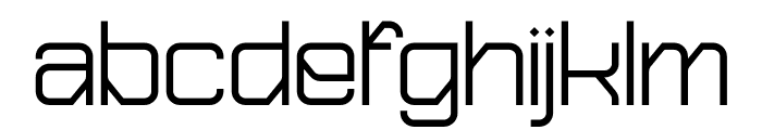 Rexus Cyber Font LOWERCASE