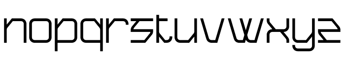 Rexus Cyber Font LOWERCASE