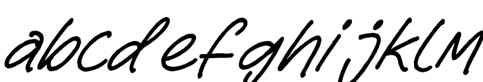 Reyhart Sejenack Italic Font LOWERCASE