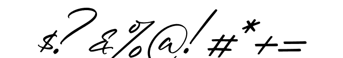 Reymonde Signature Italic Font OTHER CHARS