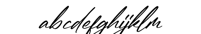 Reymonde Signature Italic Font LOWERCASE