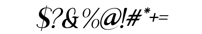 Reynor Italic Font OTHER CHARS