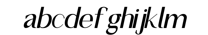 Reynor Italic Font LOWERCASE