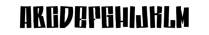 Rezhett Font UPPERCASE