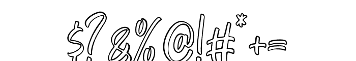 RezpectorOutlined Font OTHER CHARS