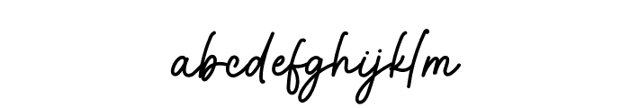 Rhapsody Signature Font LOWERCASE