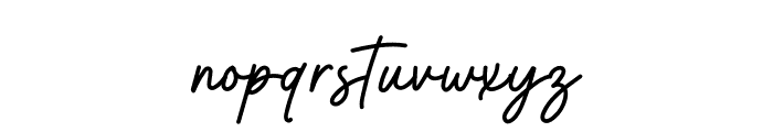 Rhapsody Signature Font LOWERCASE