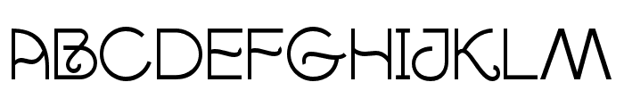 Rheago-Regular Font UPPERCASE