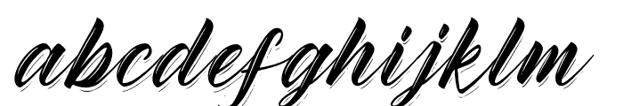 Rhinatta Script Font LOWERCASE