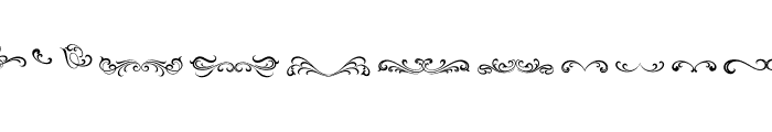 Rhodestra Ornament Font UPPERCASE