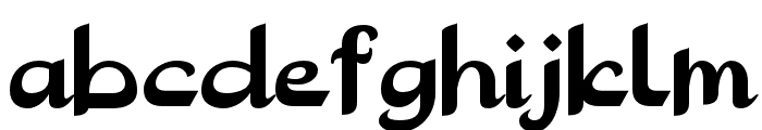 Rhomdon-Regular Font LOWERCASE